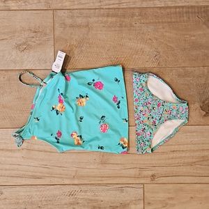 Girls OshKosh B'gosh Tankini Bathing Suit Size 8/8A NWT
